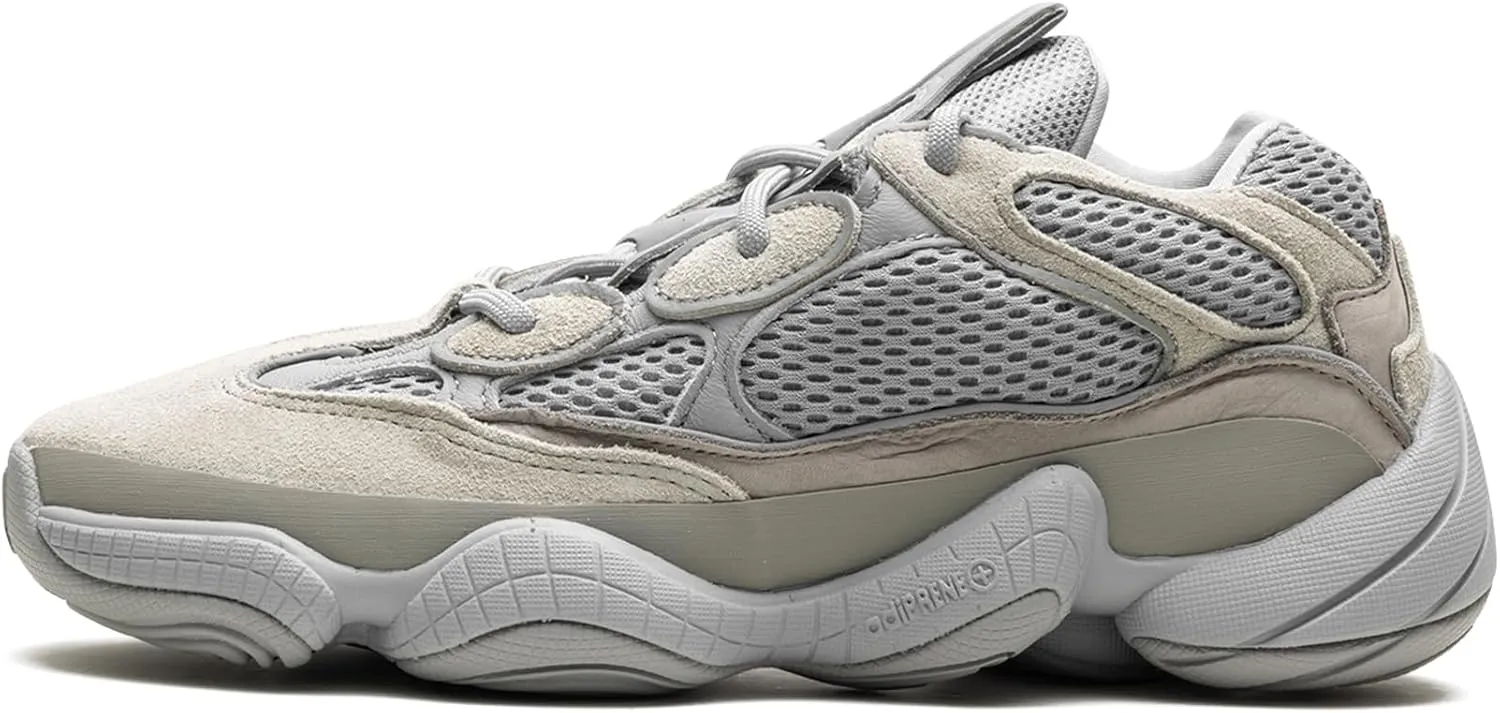 adidas Mens Yeezy 500 Lace Up Sneakers Shoes Casual - Grey - Size 10 M