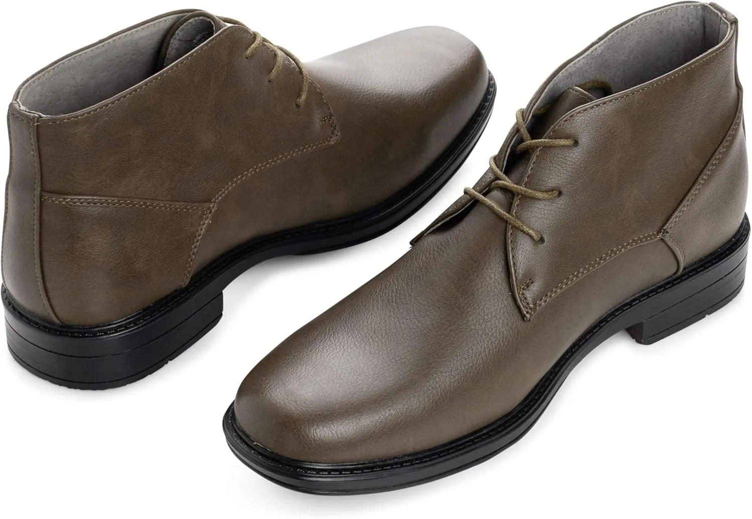 Alpine Swiss Mens Leather Lined Dressy Ankle Boots