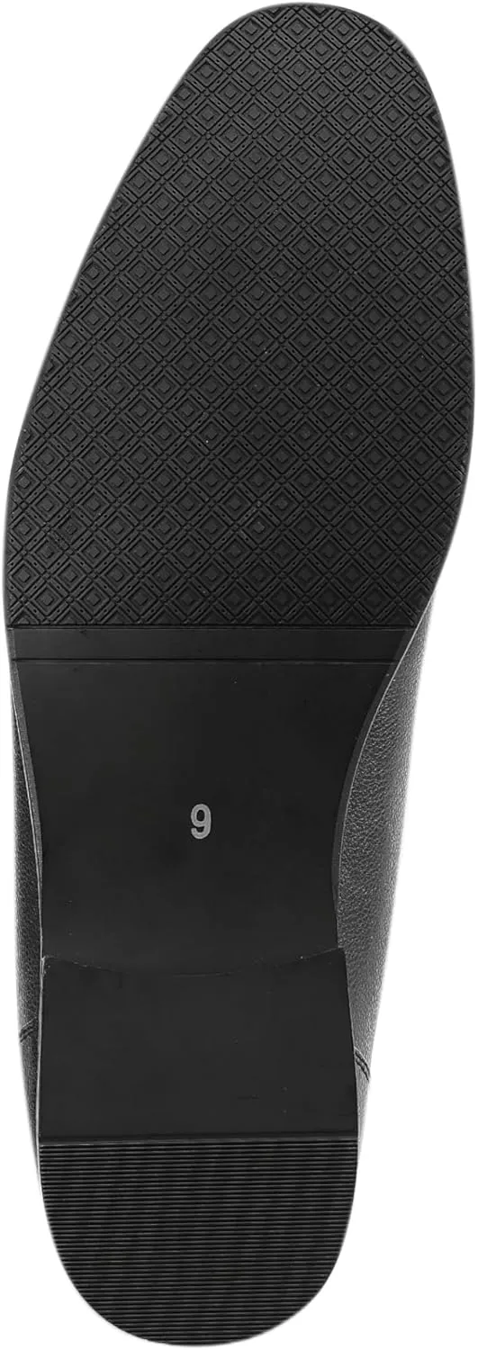 Amali Men’s Slip-On Shoes with Metal Bit Dress Shoes for Men Formal Loafers for Men Smoking Tuxedo Shoes