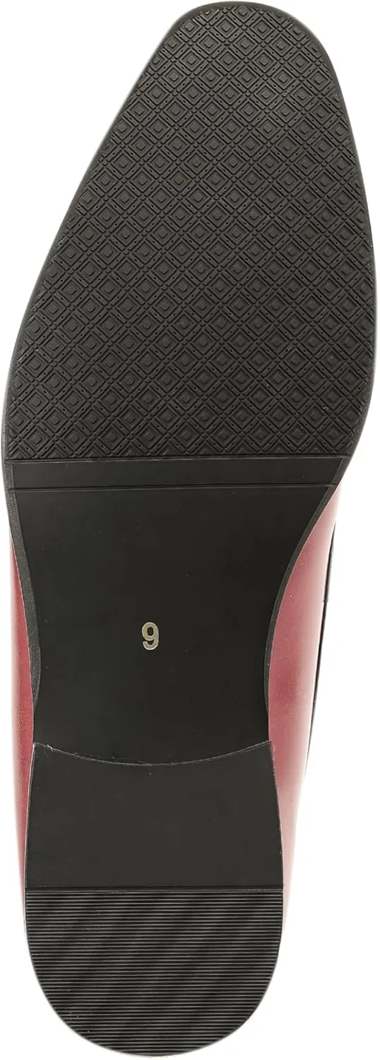 Amali Men’s Slip-On Shoes with Metal Bit Dress Shoes for Men Formal Loafers for Men Smoking Tuxedo Shoes
