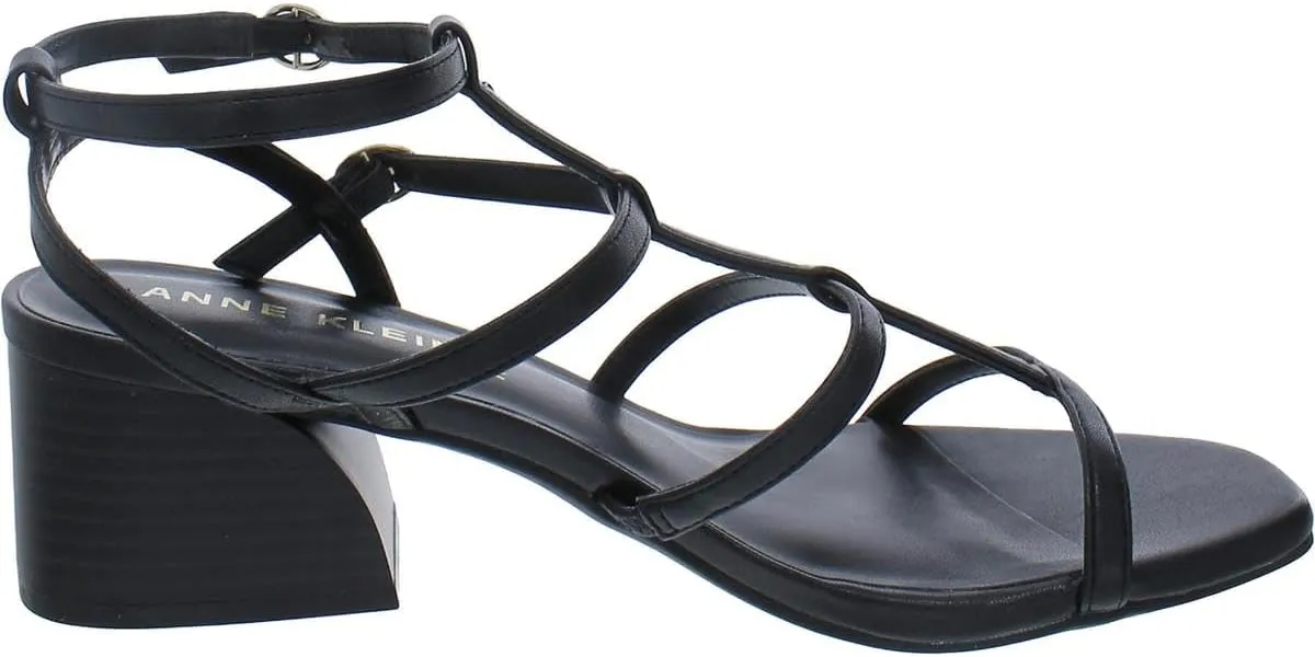 Anne Klein Womens Matilda Strappy Ankle Strap Heels