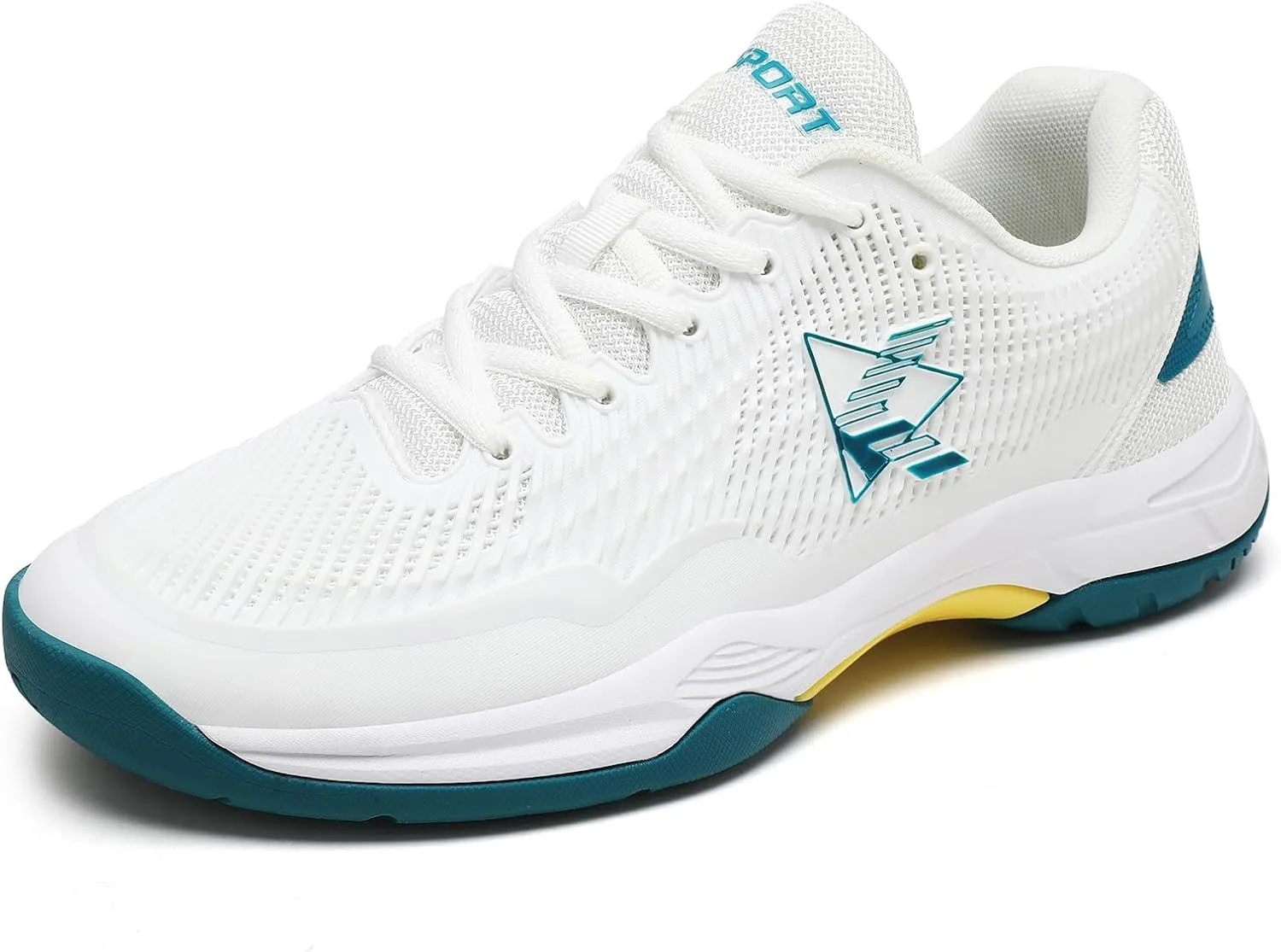 ASHION Pickleball Shoes for Men Tennis Shoes Sneakers for All Court Racquetball Athletic Shoes for Racquet Sport | Arch Support