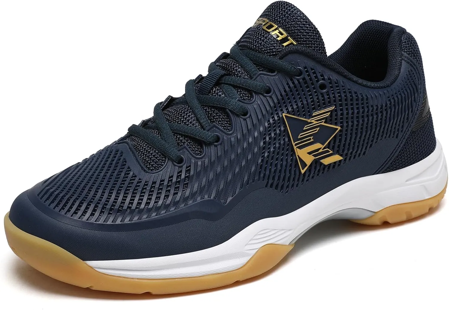ASHION Pickleball Shoes for Men Tennis Shoes Sneakers for All Court Racquetball Athletic Shoes for Racquet Sport | Arch Support