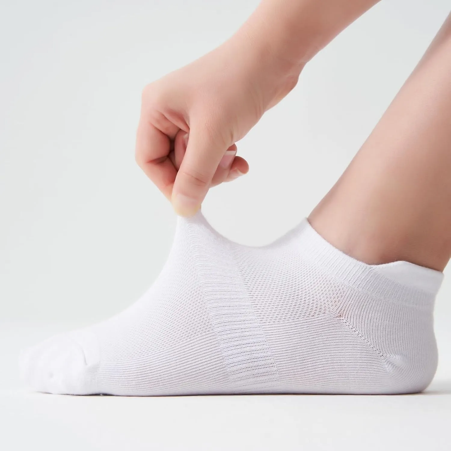 ATBITER Ankle Socks Womens and Men Thin Athletic Running Low Cut No Show Socks With Heel Tab 6/10-Pairs