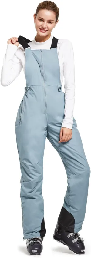 baleaf Women's Insulated Waterproof Ski Bib Overalls Snow Windproof Snowboarding Pant