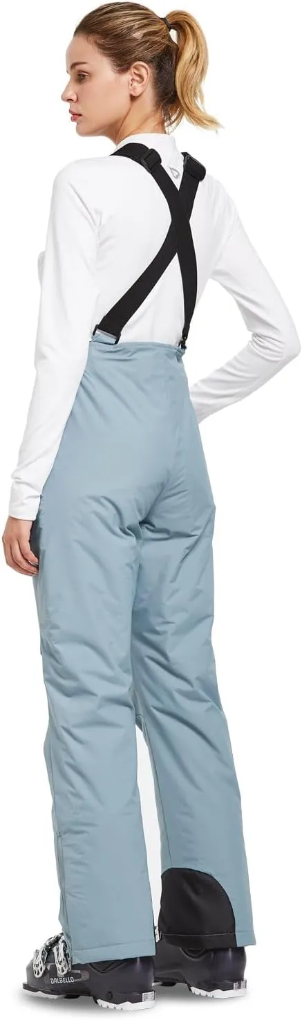 baleaf Women's Insulated Waterproof Ski Bib Overalls Snow Windproof Snowboarding Pant