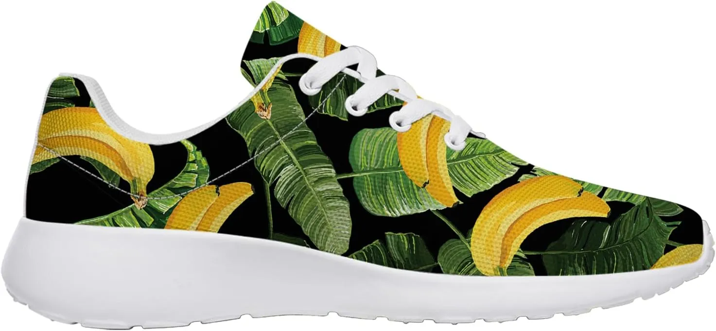 Banana Shoes Men Women Tennis Shoes Walking Sneakers Yellow Running Shoes Gifts for Women Men