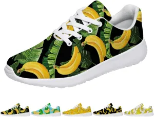 Banana Shoes Men Women Tennis Shoes Walking Sneakers Yellow Running Shoes Gifts for Women Men