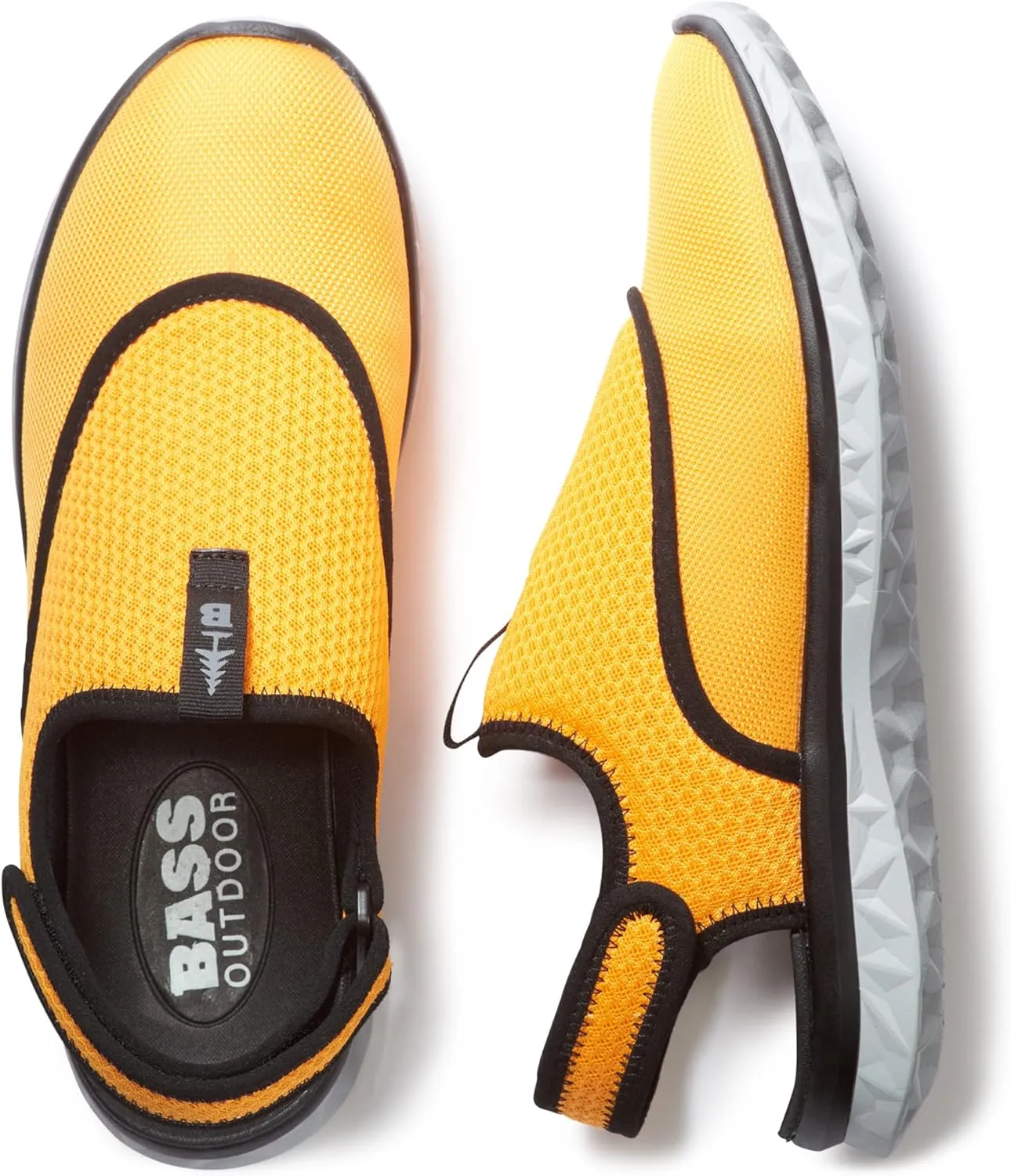 BASS OUTDOOR Men's Hex Action Hiking Shoes – Traction Sole Slip-ons