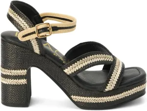 BEACH by Matisse Womens Adelaide Platform Block Ankle Strap Casual Sandals Casual High Heel 3" & Up - Beige