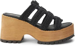 BEACH by Matisse Womens Daze Block Platform Casual Sandals Casual High Heel 3" & Up - Beige