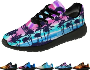 Beach Shoes for Women Men Running Shoes Walking Sneakers Print Tennis Shoes Gifts for Women Men