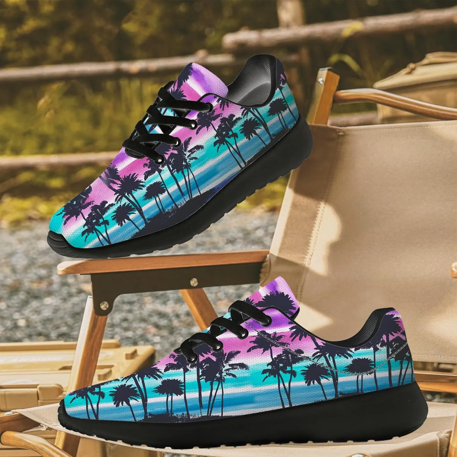Beach Shoes for Women Men Running Shoes Walking Sneakers Print Tennis Shoes Gifts for Women Men