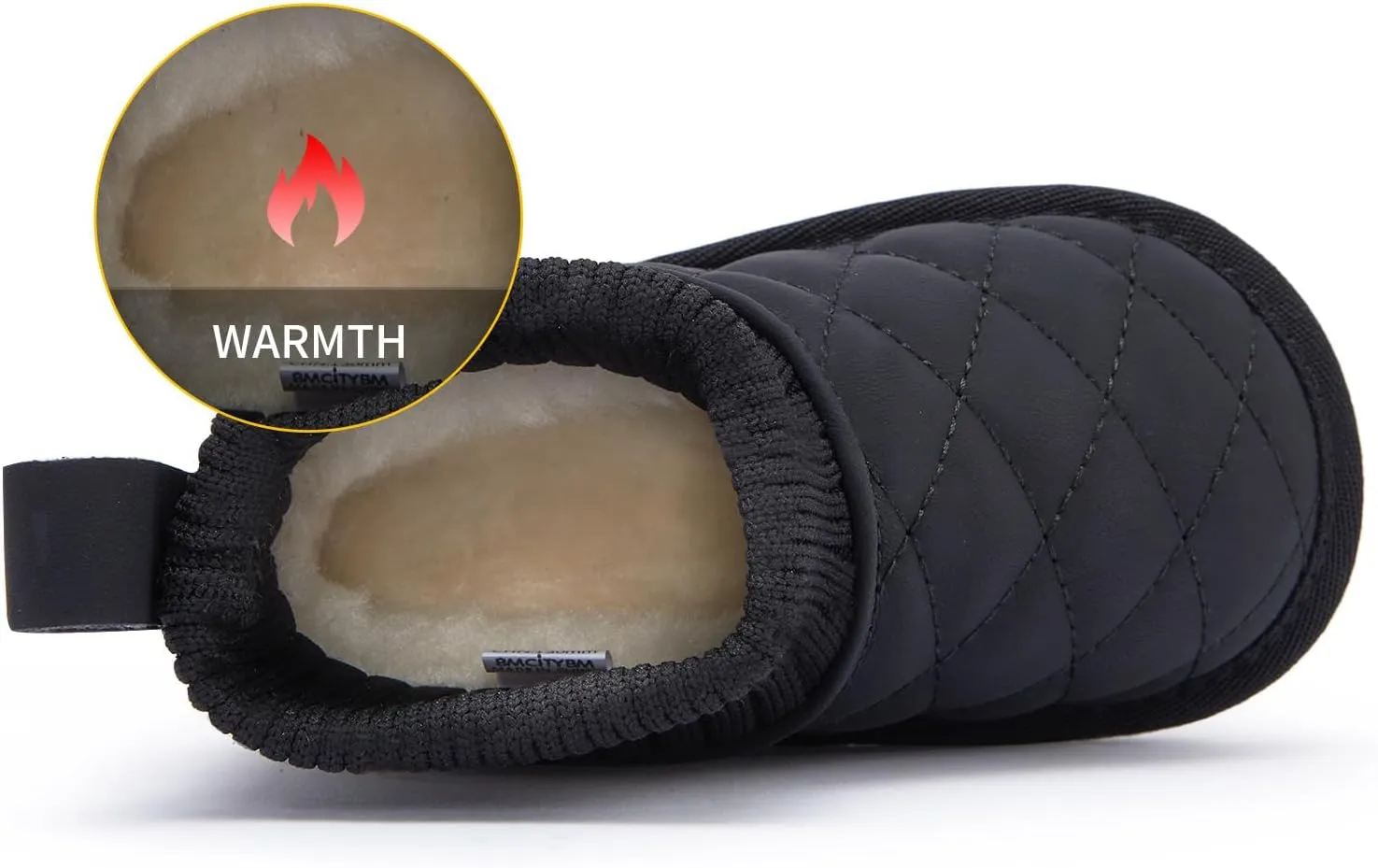 BMCiTYBM Girls Boys Snow Boots Warm Winter Fur Lined Baby Shoes (Infant/Toddler/Little Kid)