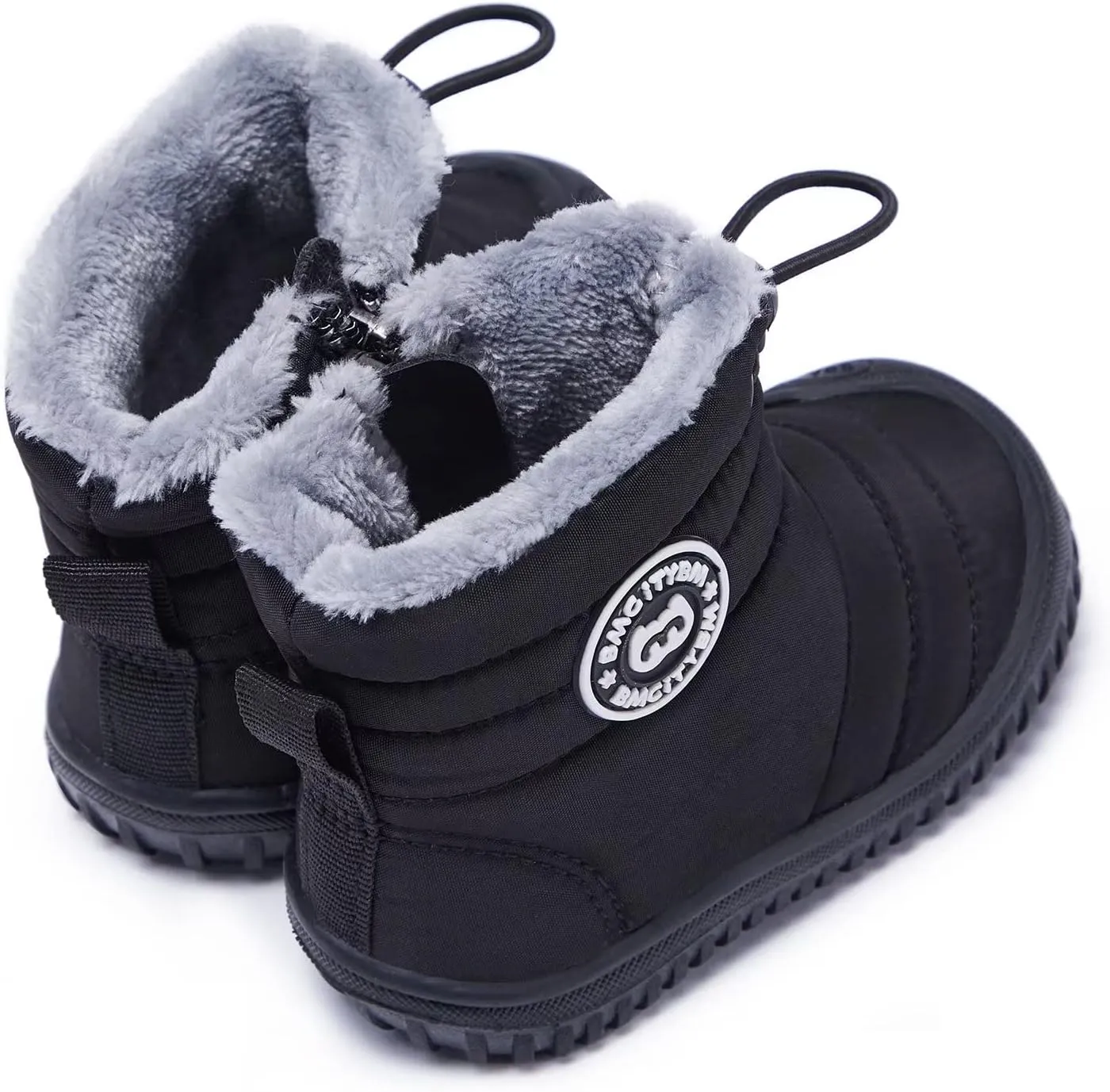 BMCiTYBM Toddler Baby Snow Boots Winter Shoes Boys Girls Cold Weather Baby Faux Fur Shoes