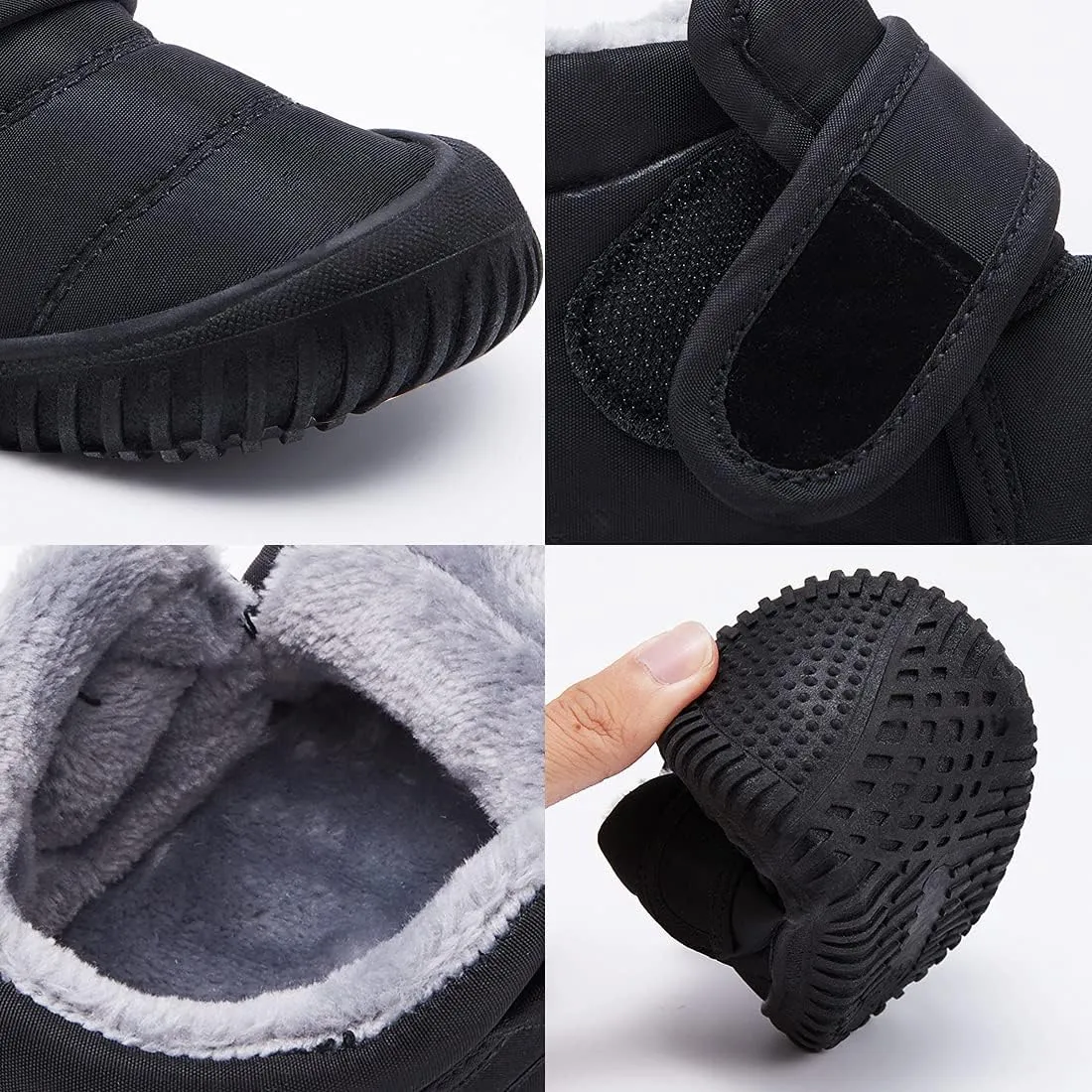BMCiTYBM Toddler Baby Snow Boots Winter Shoes Boys Girls Cold Weather Baby Faux Fur Shoes