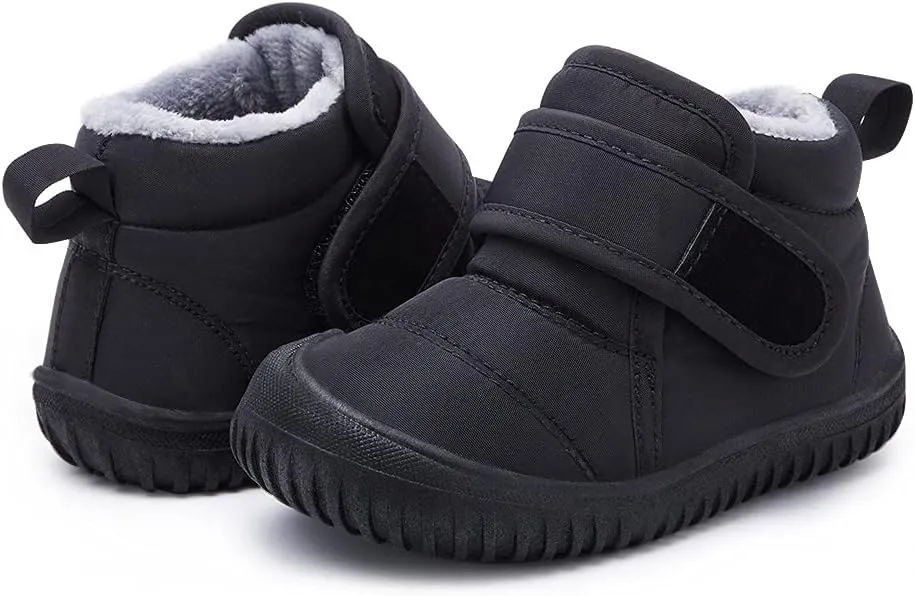 BMCiTYBM Toddler Baby Snow Boots Winter Shoes Boys Girls Cold Weather Baby Faux Fur Shoes