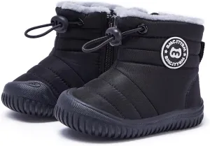 BMCiTYBM Toddler Baby Snow Boots Winter Shoes Boys Girls Cold Weather Baby Faux Fur Shoes