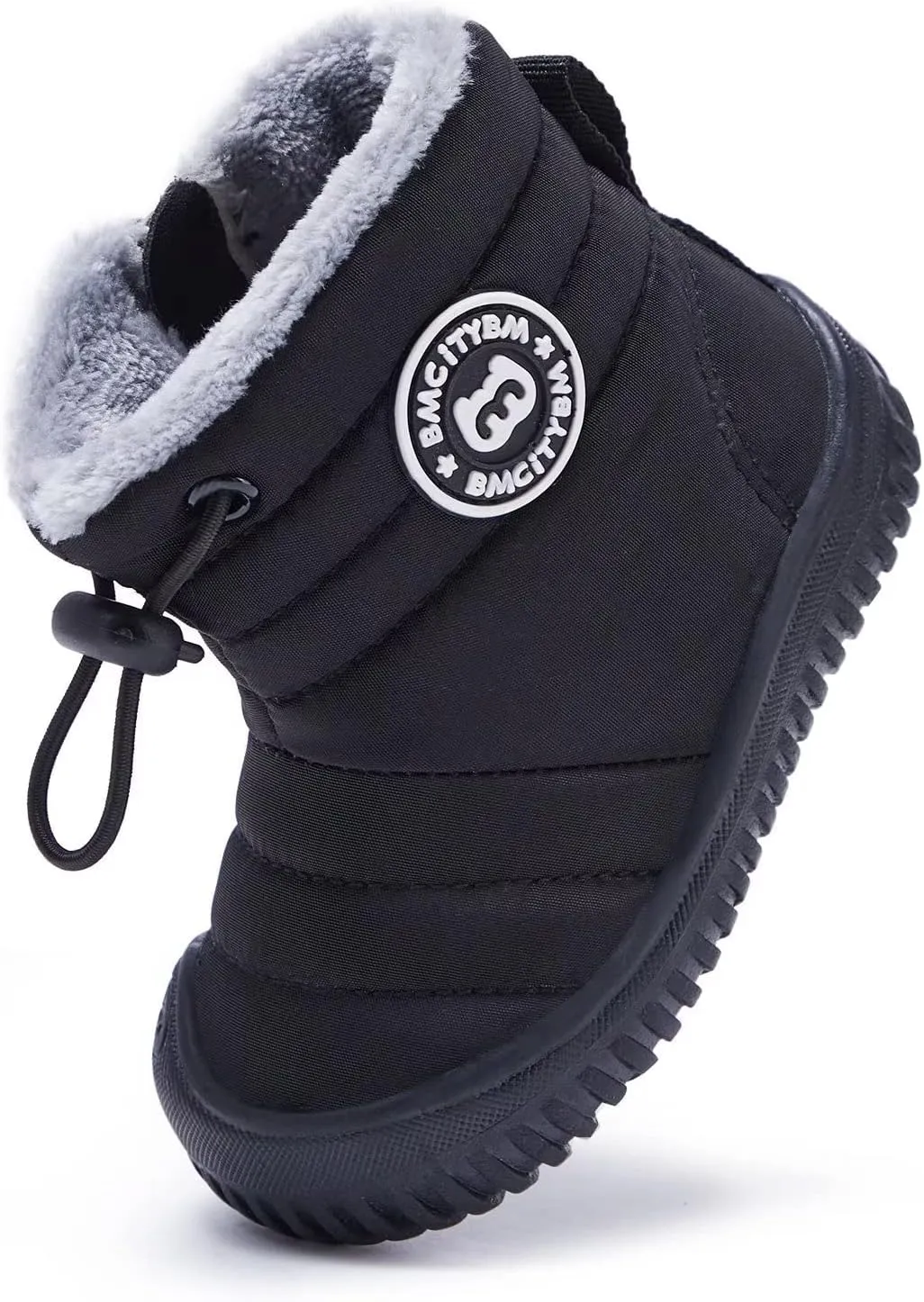 BMCiTYBM Toddler Baby Snow Boots Winter Shoes Boys Girls Cold Weather Baby Faux Fur Shoes