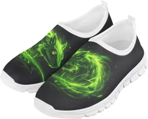Boys Running Slip On Shoes Breathable Kids School Athletic Shoes for Travel