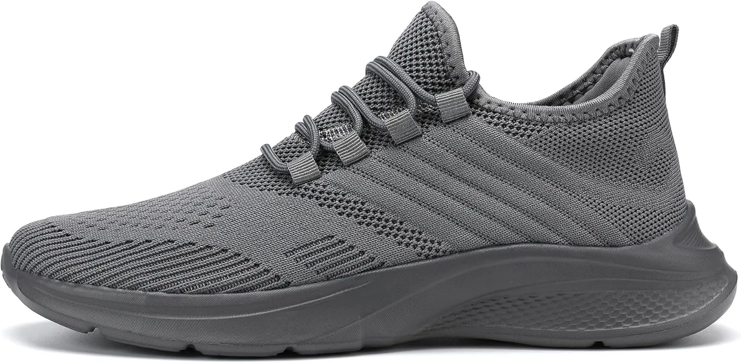 BXYJDJ Walking Shoes for Men Casual Sneakers Slip on Tennis Running Shoes for Male Workout Gym Lightweight Breathable Jogging Mesh