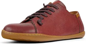 Camper Peu Men’s Fashion Sneakers - Ultra-Comfortable Leather Barefoot Shoes for Men with Comfort Footbed and Breathable Lining, Natural Foot Shape