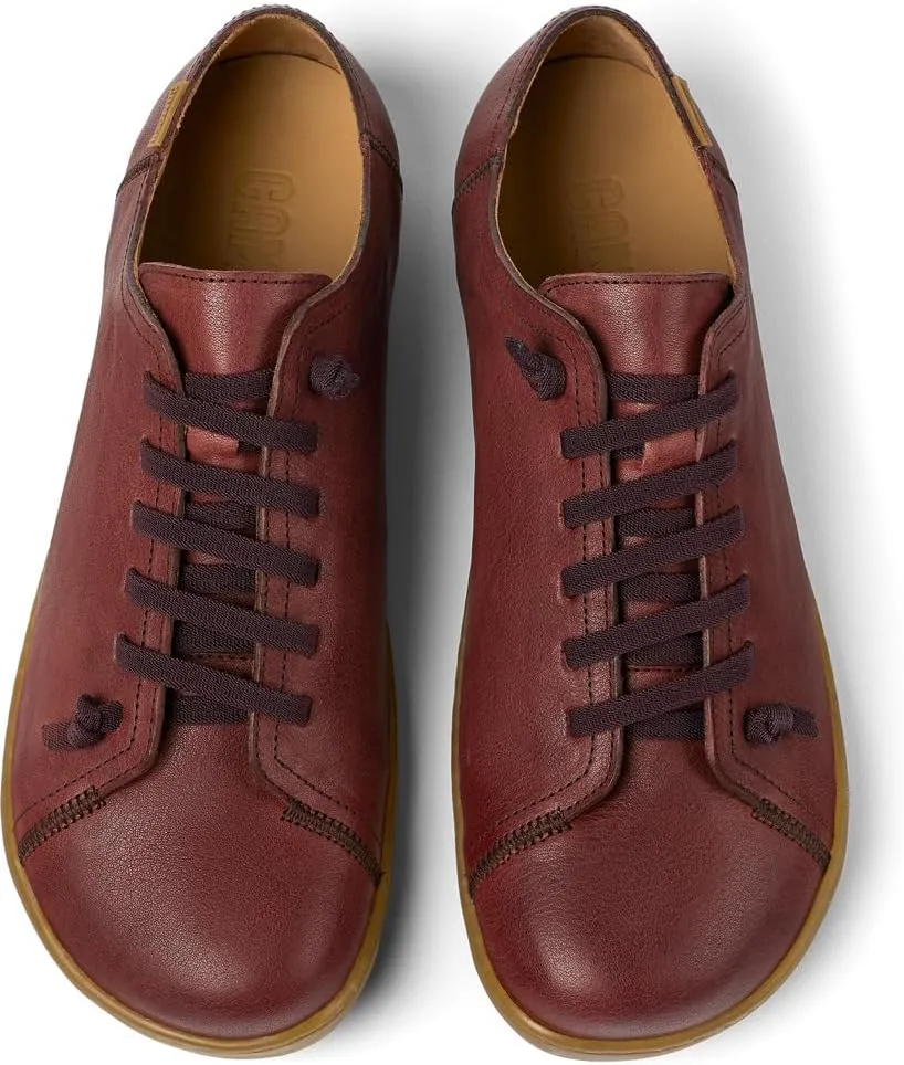Camper Peu Men’s Fashion Sneakers - Ultra-Comfortable Leather Barefoot Shoes for Men with Comfort Footbed and Breathable Lining, Natural Foot Shape