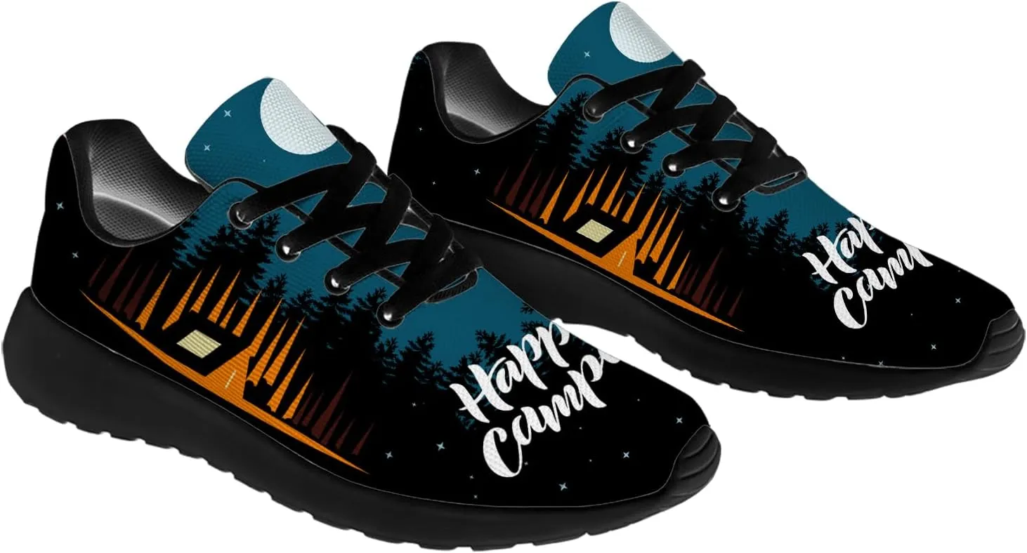 Camper Shoes for Women Men Running Shoes Walking Sneakers Black Tennis Shoes Gifts for Women Men