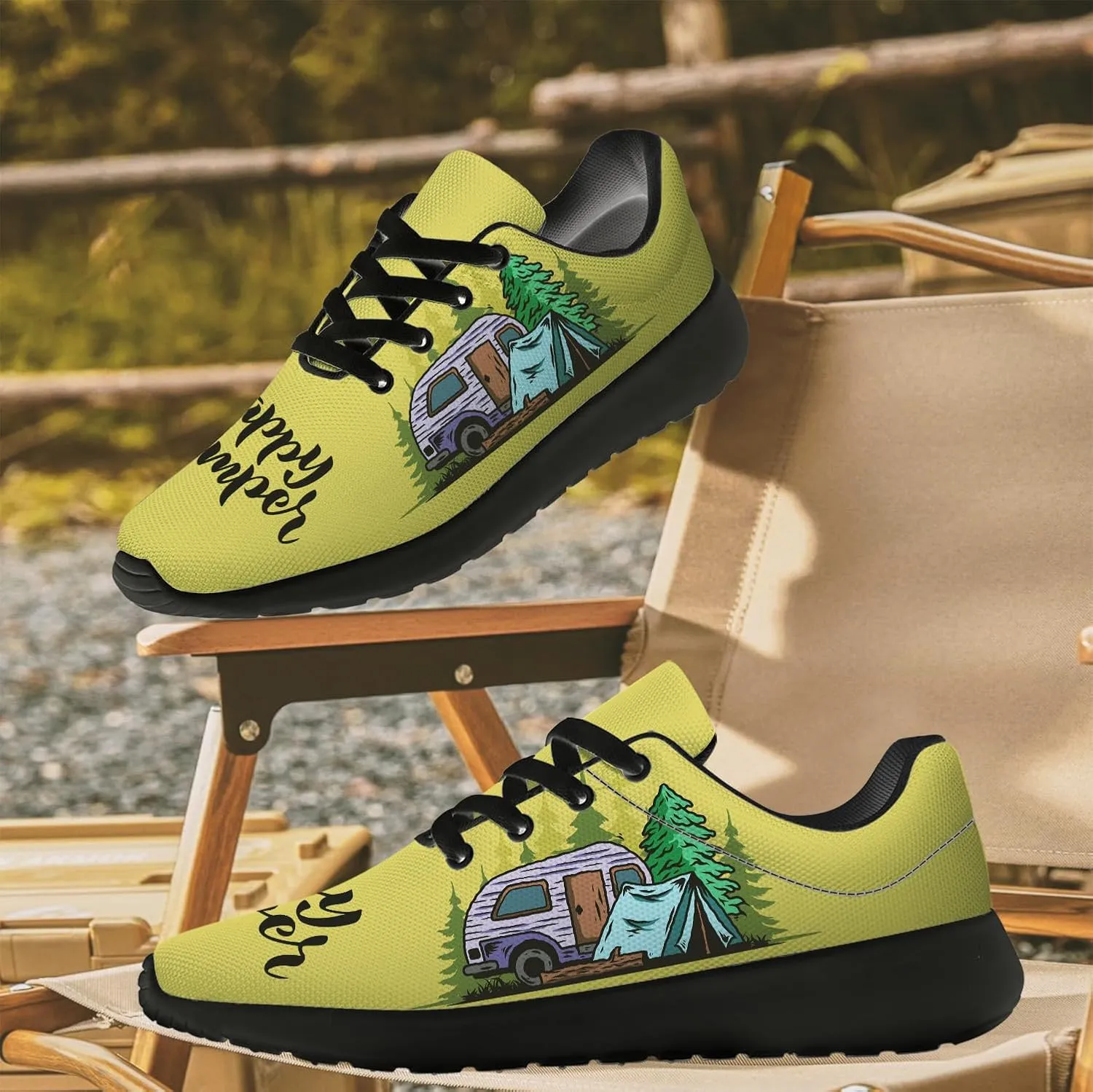 Camper Shoes for Women Men Running Shoes Walking Sneakers Black Tennis Shoes Gifts for Women Men