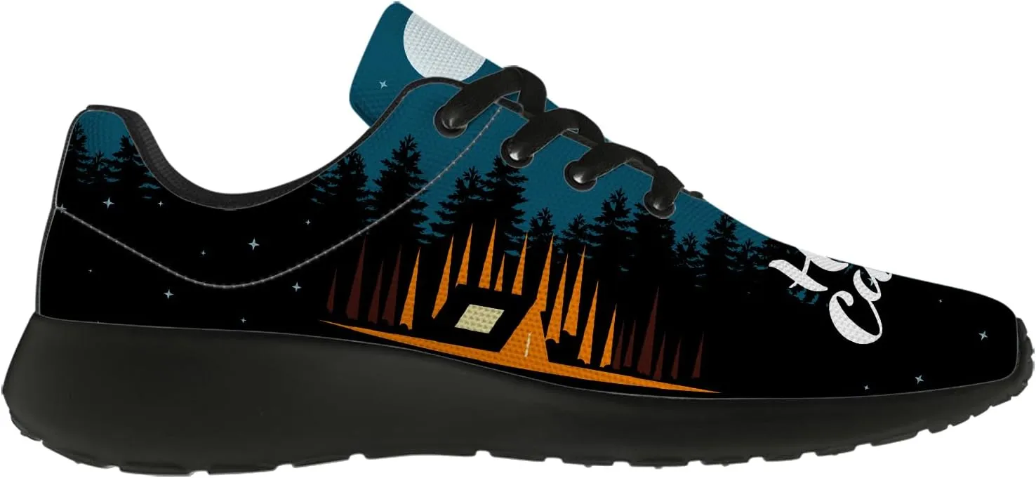Camper Shoes for Women Men Running Shoes Walking Sneakers Black Tennis Shoes Gifts for Women Men