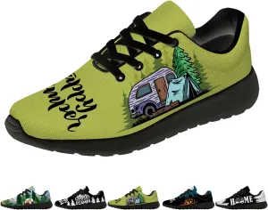 Camper Shoes for Women Men Running Shoes Walking Sneakers Black Tennis Shoes Gifts for Women Men