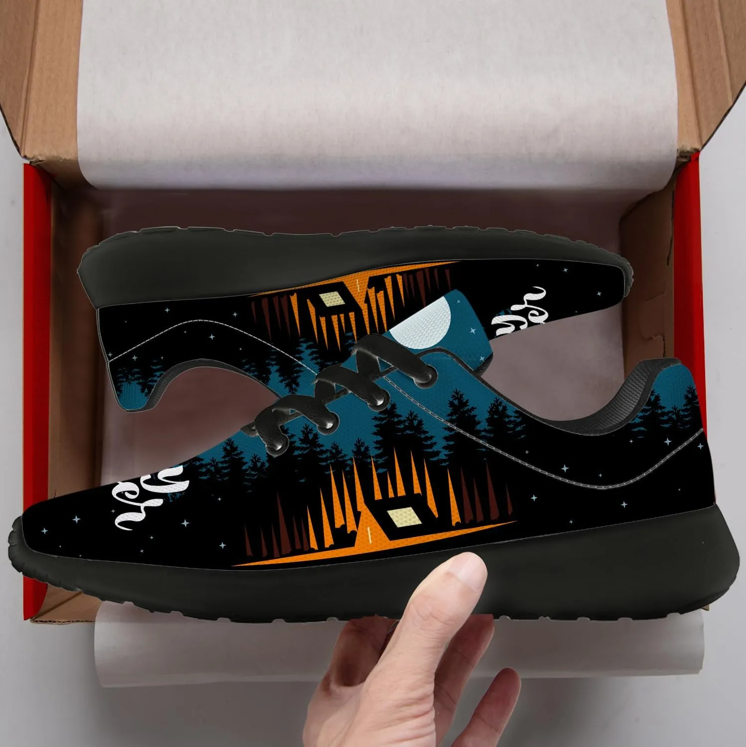 Camper Shoes for Women Men Running Shoes Walking Sneakers Black Tennis Shoes Gifts for Women Men