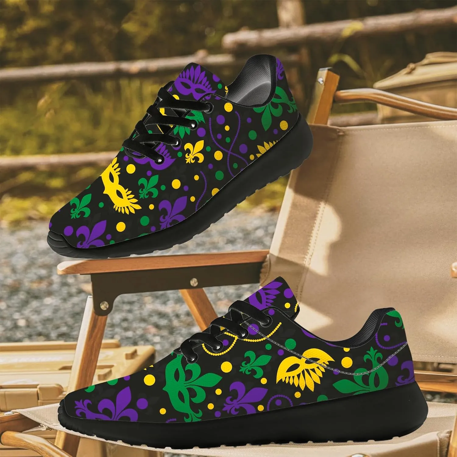 Carnival Shoes for Women Mens Running Tennis Shoes Purple Fashion Sneakers Gifts for Women Men