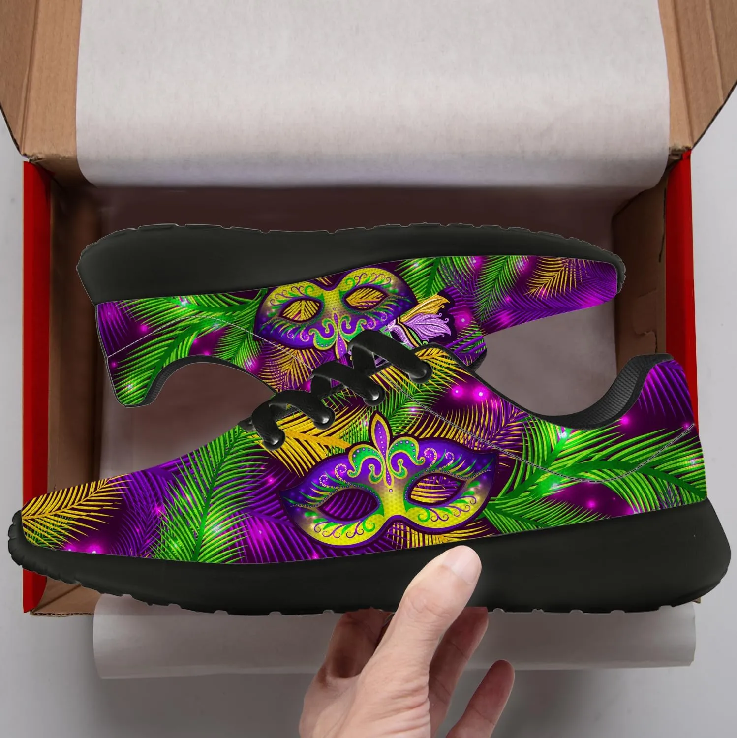 Carnival Shoes for Women Mens Running Tennis Shoes Purple Fashion Sneakers Gifts for Women Men