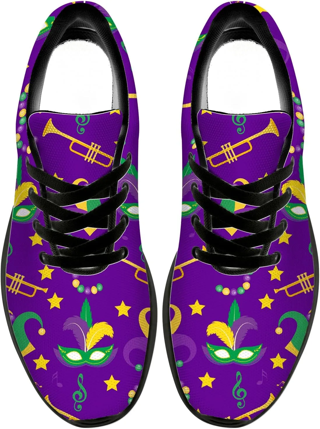 Carnival Shoes for Women Mens Running Tennis Shoes Purple Fashion Sneakers Gifts for Women Men