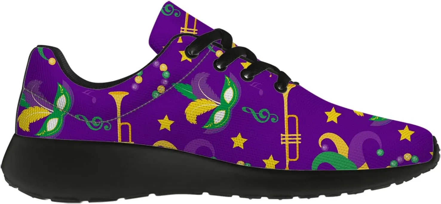 Carnival Shoes for Women Mens Running Tennis Shoes Purple Fashion Sneakers Gifts for Women Men