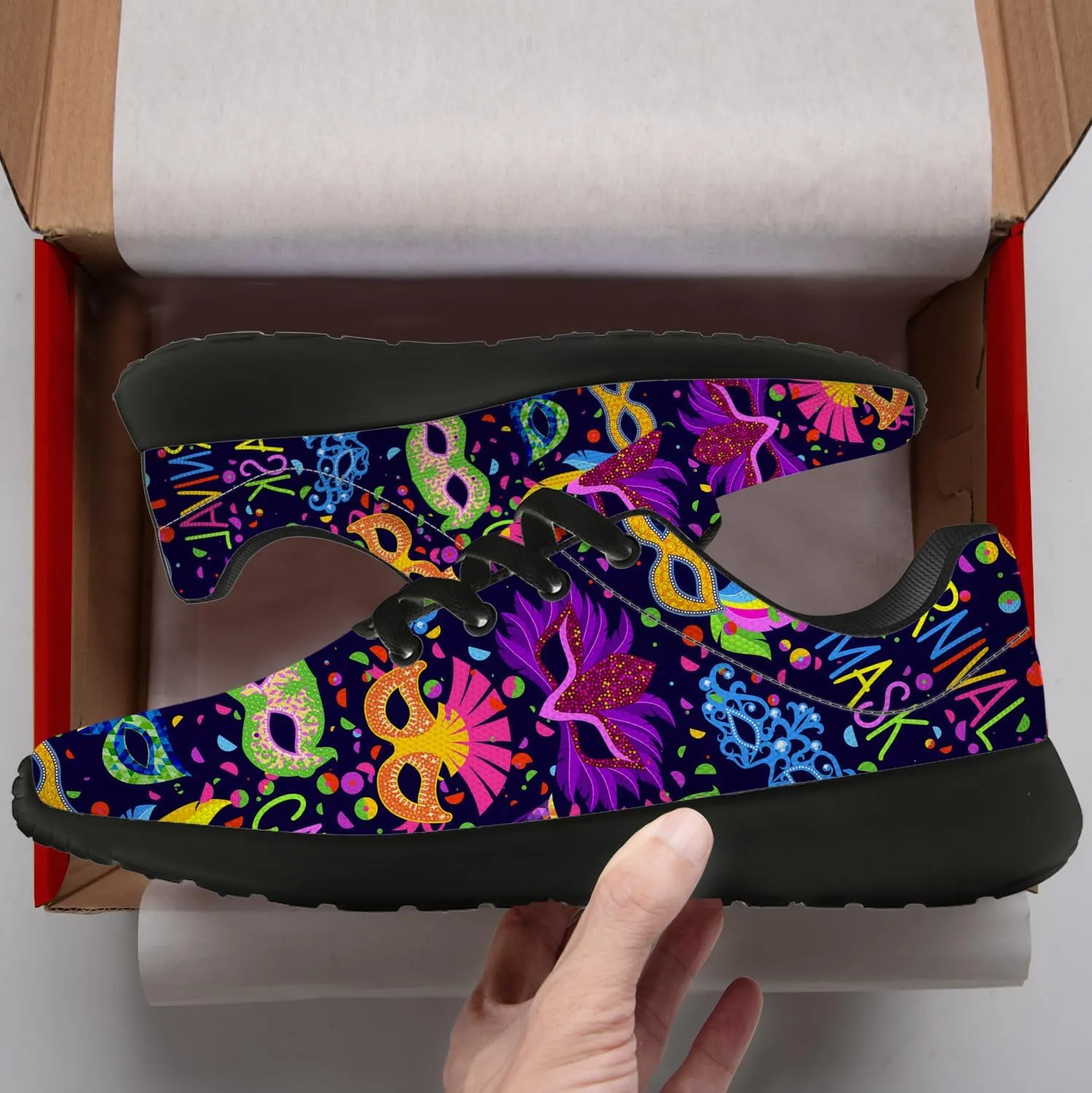 Carnival Shoes for Women Mens Running Tennis Shoes Purple Fashion Sneakers Gifts for Women Men