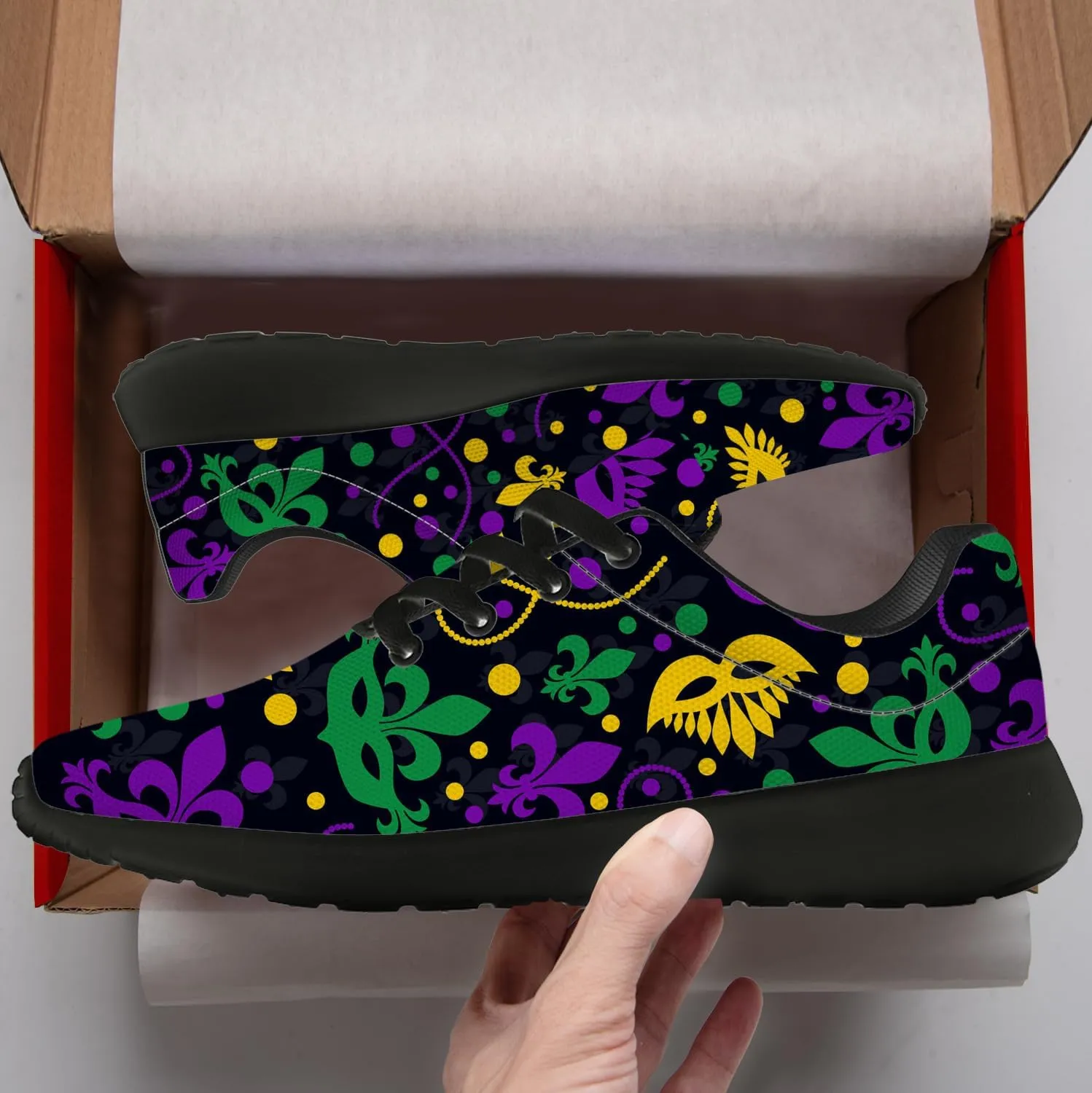 Carnival Shoes for Women Mens Running Tennis Shoes Purple Fashion Sneakers Gifts for Women Men