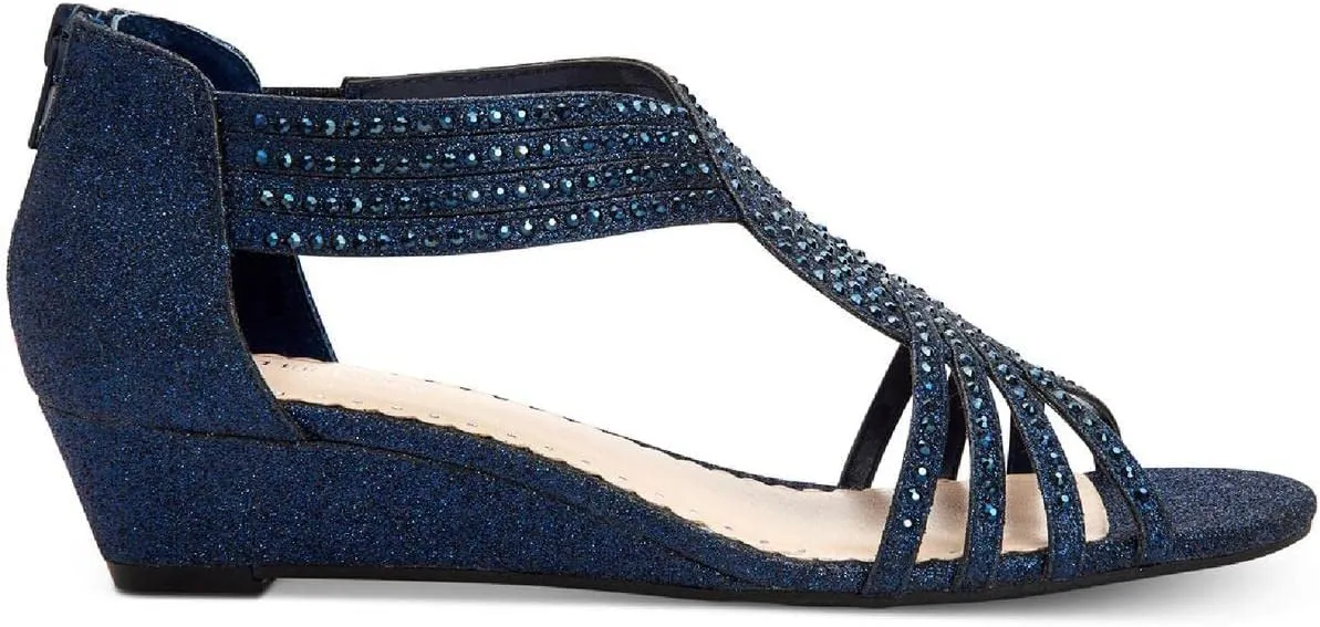 Charter Club Womens Ginifur Wedge Sandals