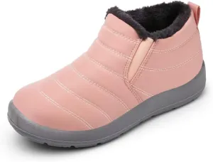 Cheval Winter Snow Boots for Women, Fur Lined Warm Ankle Booties, Outdoor Anti-slip Waterproof Comfortable Short Boot, Botas De Invierno Para Mujert