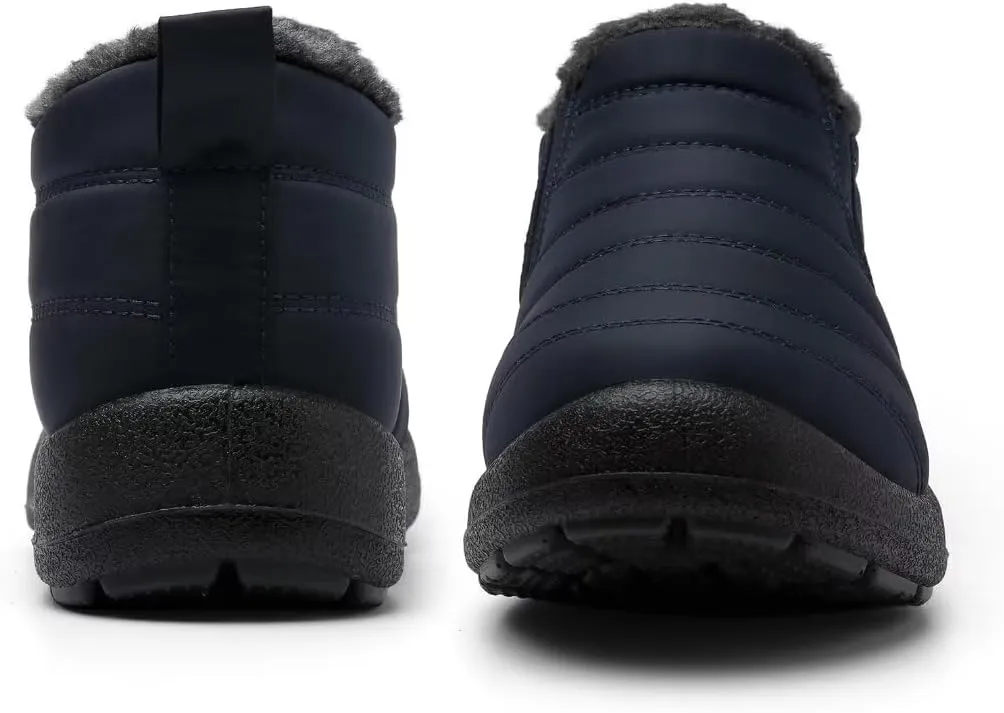 Cheval Winter Snow Boots for Women, Fur Lined Warm Ankle Booties, Outdoor Anti-slip Waterproof Comfortable Short Boot, Botas De Invierno Para Mujert