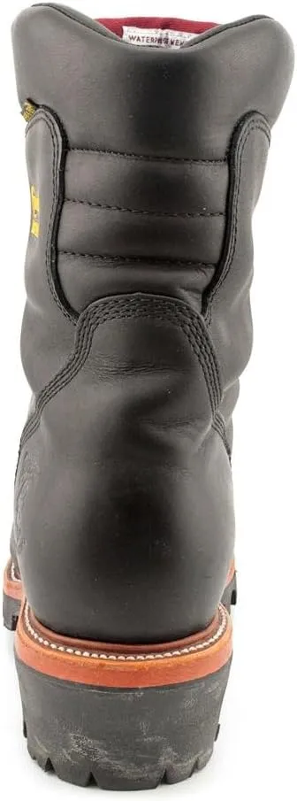 Chippewa Men's 9" Waterproof Insulated Steel-Toe EH Logger Boot