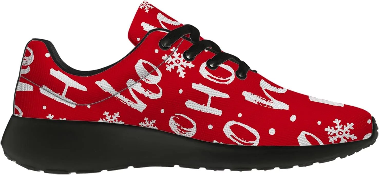 Christmas Shoes for Women Men Running Shoes HoHoHo Christmas Sneakers Gifts for Women Men