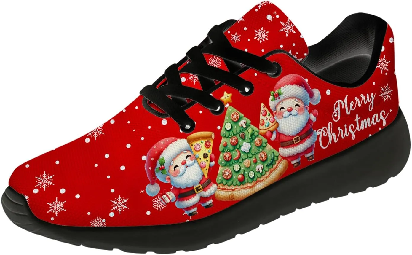 Christmas Shoes for Women Men Running Shoes HoHoHo Christmas Sneakers Gifts for Women Men