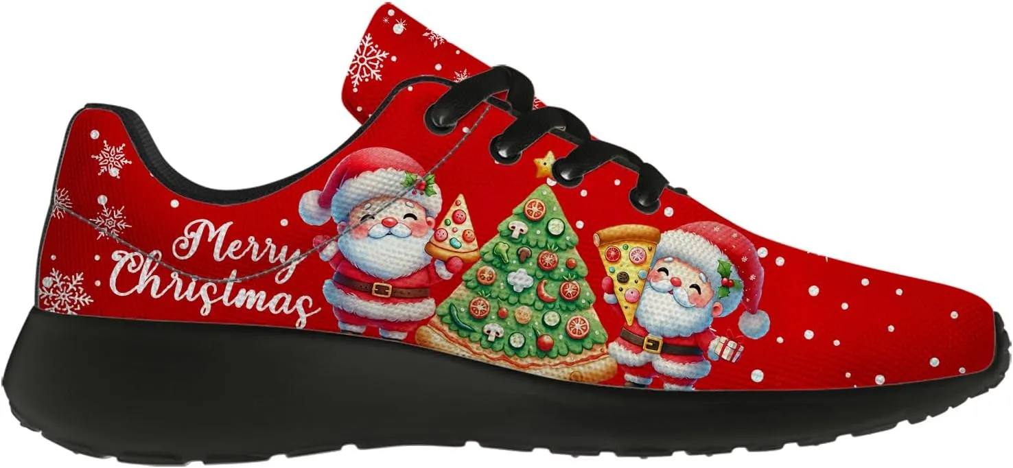 Christmas Shoes for Women Men Running Shoes HoHoHo Christmas Sneakers Gifts for Women Men