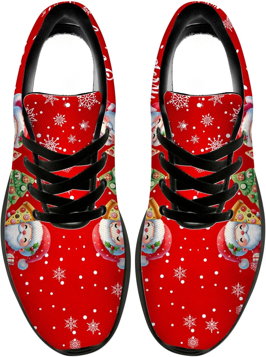 Christmas Shoes for Women Men Running Shoes HoHoHo Christmas Sneakers Gifts for Women Men