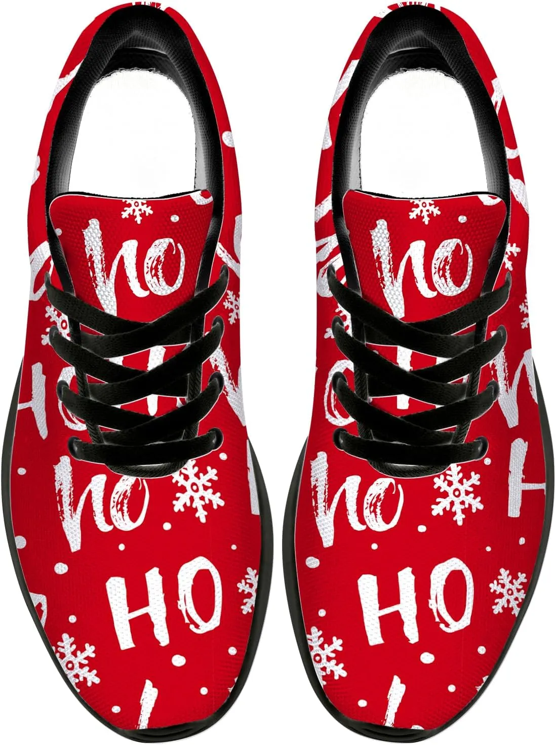 Christmas Shoes for Women Men Running Shoes HoHoHo Christmas Sneakers Gifts for Women Men