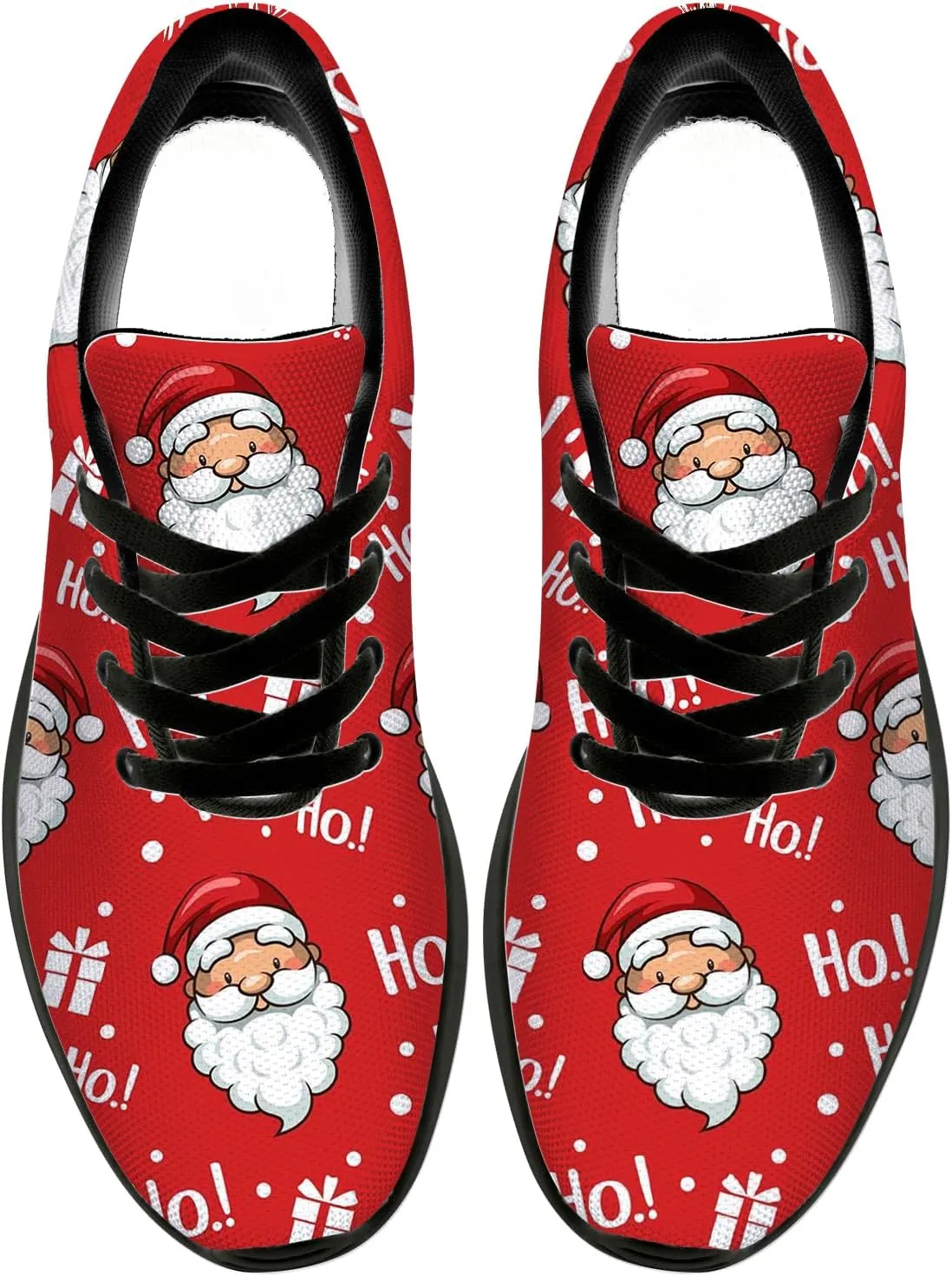 Christmas Shoes for Women Men Running Shoes HoHoHo Christmas Sneakers Gifts for Women Men