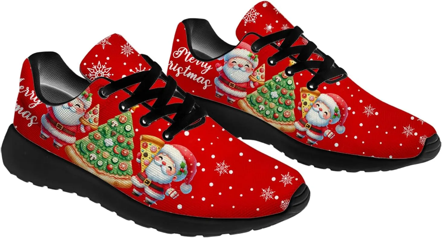 Christmas Shoes for Women Men Running Shoes HoHoHo Christmas Sneakers Gifts for Women Men