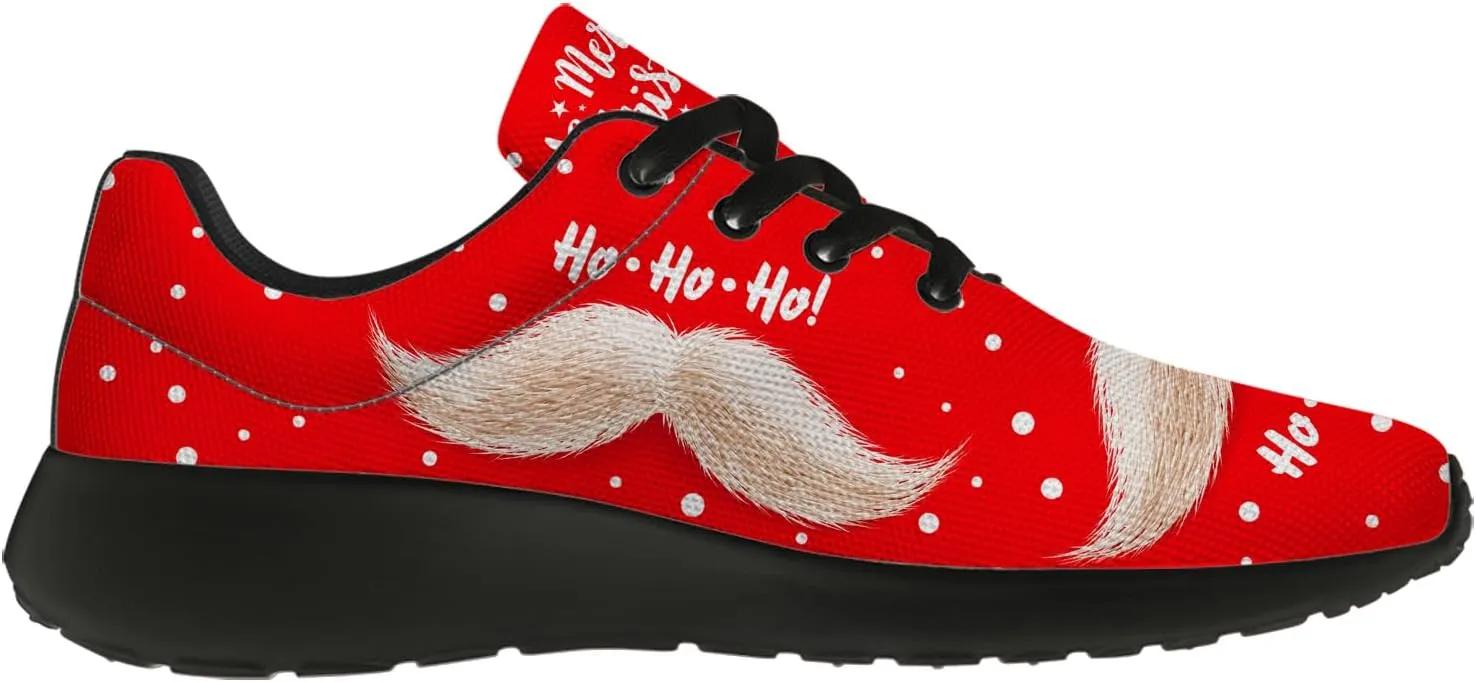 Christmas Tennis Shoes for Women Red Christmas Sneakers Running Shoes Gifts for Women Men Mom